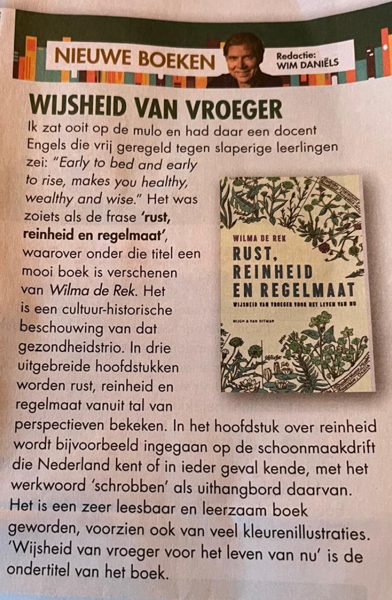 Wilma de Rek (@wilmaderek) on Twitter photo Niet alleen mooi maar ook leerzaam en ook nog eens zeer leesbaar, volgens <a href="/wimdaniels/">Wim Daniëls</a> 🎉 #rustreinheidenregelmaat #wijsheidvanvroegervoorhetlevenvannu Niet alleen mooi maar ook leerzaam en ook nog eens zeer leesbaar, volgens <a href="/wimdaniels/">Wim Daniëls</a> 🎉 #rustreinheidenregelmaat #wijsheidvanvroegervoorhetlevenvannu