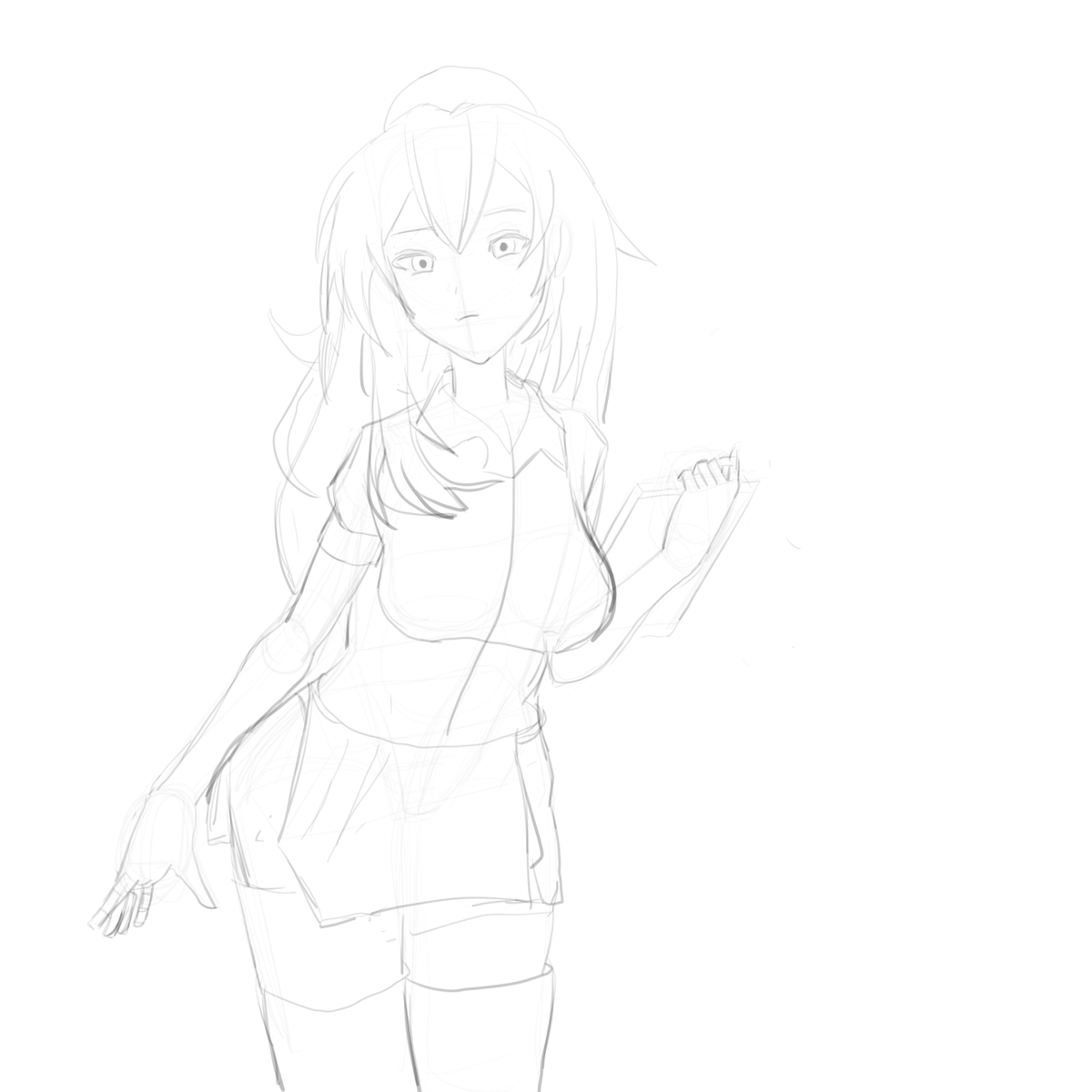 mr_Berck's tweet photo. a nurse I made. This drawing is from 1 month ago.
#anime_girls #mangaart #Sketching #digitalart #sketchart #Anatomy https://t.co/mPnIG81S6V