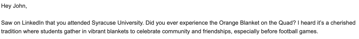 Peak AI sales email starting strong here.