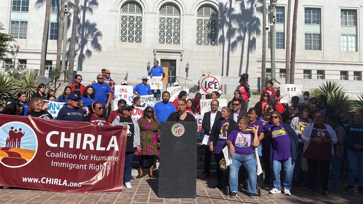 Mayor Bass and LA City Council must reaffirm their commitment to immigrant communities and ensure all immigrants and communities of color can thrive and be safe in our city! 🦋

LA needs a Sanctuary Ordinance now! ✊🏽✊🏽

#ICEOutOfLA #SanctuaryLA