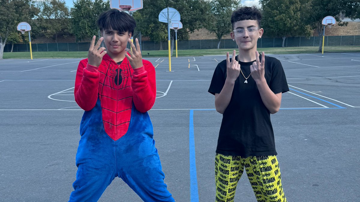 CLMariners's tweet photo. Mariners have the superpower to be drug-free! Yesterday, we started Red Ribbon Week with a superhero-themed dress-up day. Students and staff were proud to represent their favorite Marvel and DC characters while looking forward to a bright future at Claudia Landeen! #RedRibbonWeek https://t.co/KGO1CIIRq8