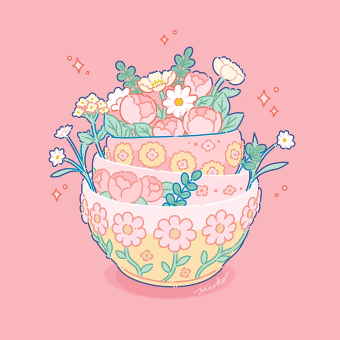 ボウル#illustration #イラスト #AdobeFresco 