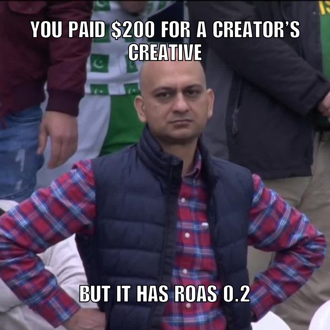 tryaistudios's tweet photo. We do not approve my sweet creator, it should be illegal🫡 #Ecommerce #ecomtips #facebookads https://t.co/VdDt0g8yK5