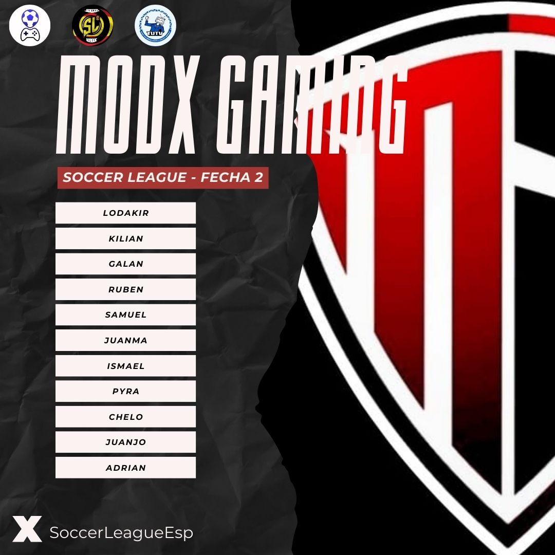 FJMOLI10's tweet photo. Los 11 confirmados de #MODXGAMING. https://t.co/r10gR0PYr3