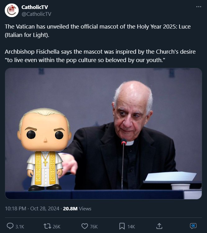 funkopopesol's tweet photo. The official Collectible of the Holy Year is live now on Raydium! 

CA: 364sqDSJtJyNQLgNMF1PyH2kCuVDkwzW6JQzmUd1pump

X comm https://t.co/kh7izdsIof

Website: https://t.co/VKDN5z2q5A

tg: https://t.co/Pqy06hryCv https://t.co/eRHi14L5s7