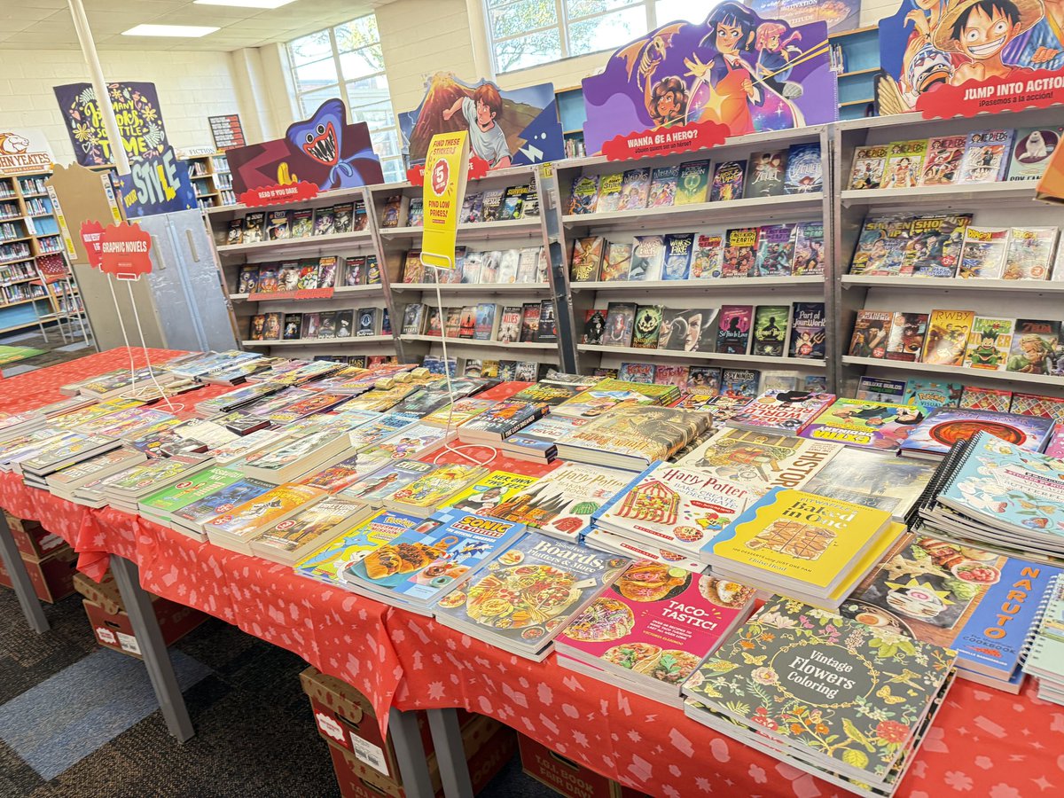 Come support our Book fair! #literacymatters #schoollibrarian