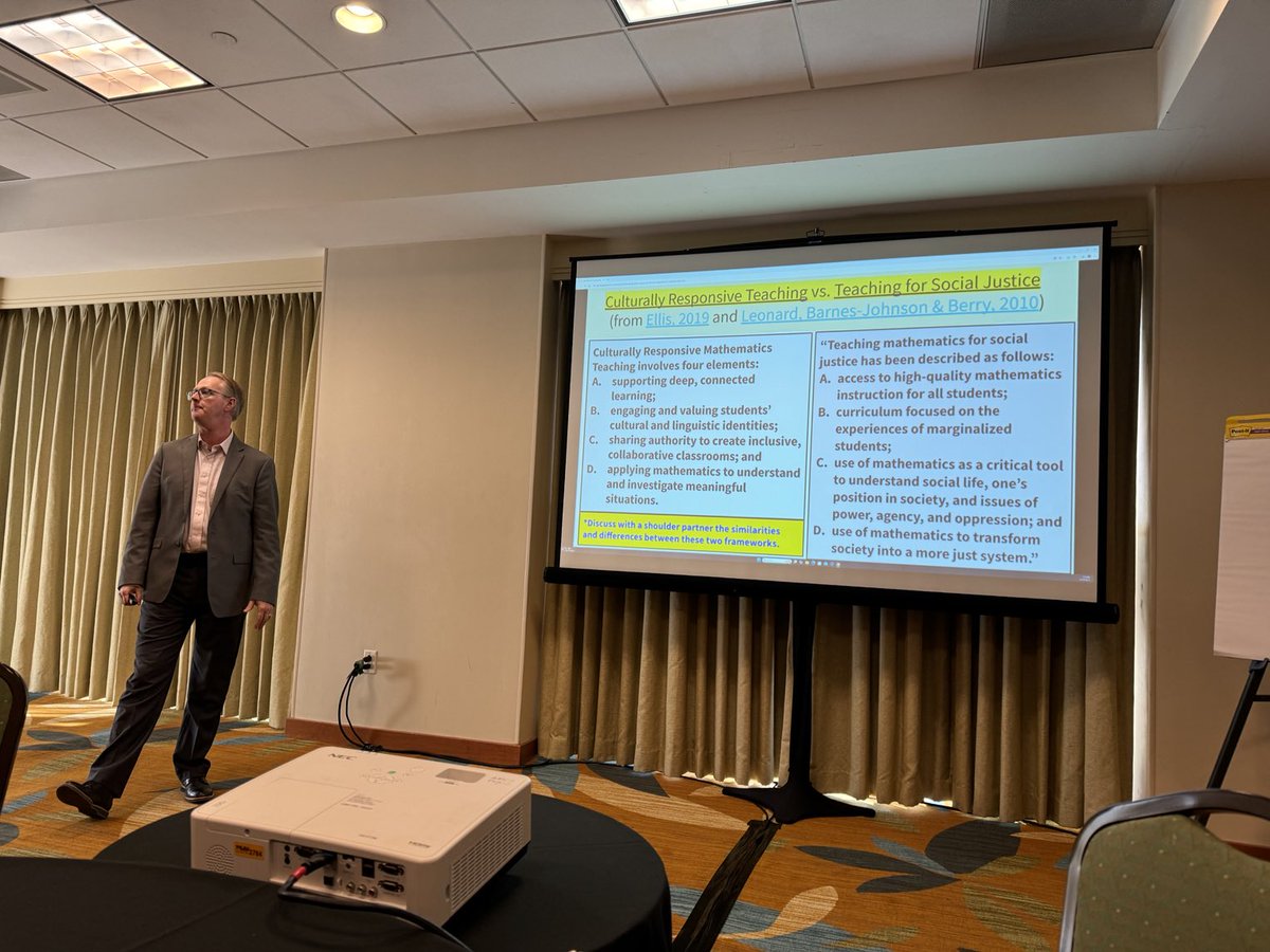 Culturally responsive teaching vs teaching for social justice  ⁦<a href="/EllisMathEd/">Mark Ellis</a>⁩