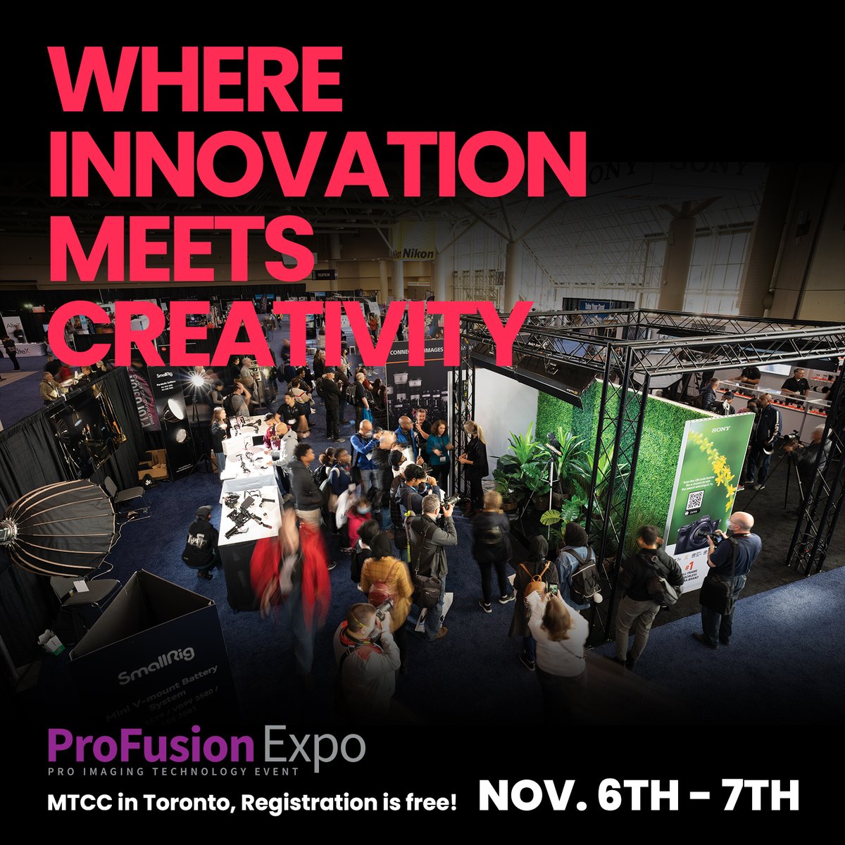 vistek's tweet image. Only 7 more days until #profusionexpo2024 in Toronto! Get your free two day passes &amp;amp; join us on Nov 6th &amp;amp; 7th for exclusive hands-on demonstrations, presentations from industry insiders, a chance to win a $2000 Vistek shopping spree and more! Visit profusionexpo.com