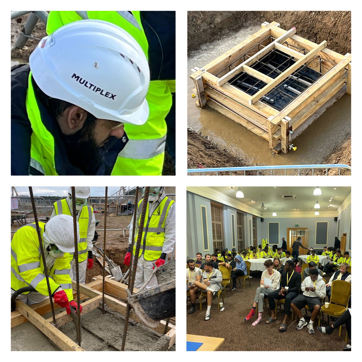 Construct_arium's tweet photo. Lovely to meet the #Multiplex #EarlyCareers group again during Day2 of their #MillauViaduct build.
Also a delight to welcome @FESGreenwich as they embark on their #ConstraintInventoryChallenge.
What a fab opportunity for networking between the two groups as their courses unfold https://t.co/KjVkOBXAp1