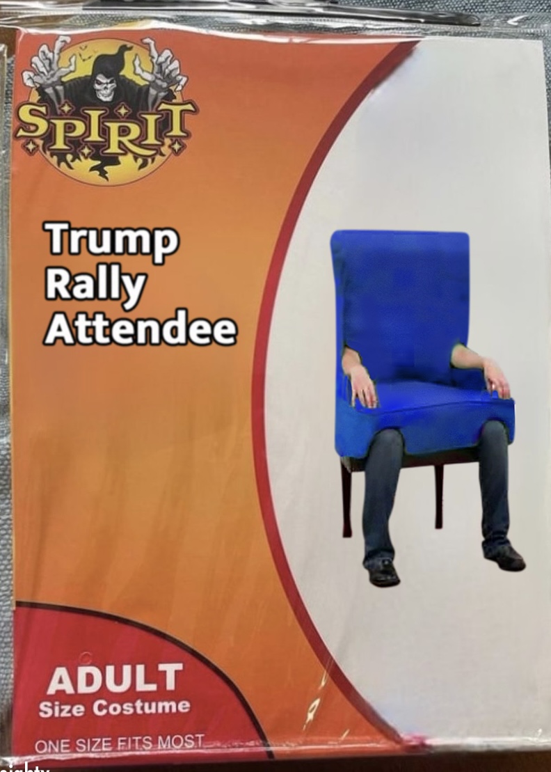 MediaBusters6's tweet photo. Looking for a political-themed #Halloween costume?
Here you go:
1- Show people you're #ElonSchmuck -
Just wear this & jump up & down shrieking like a fool
2- For #MAGAts -Sick & tired of listening to the demented lies & ravings of #InsaneTrump
Just wear this & slip away https://t.co/34J6PWgJ5C