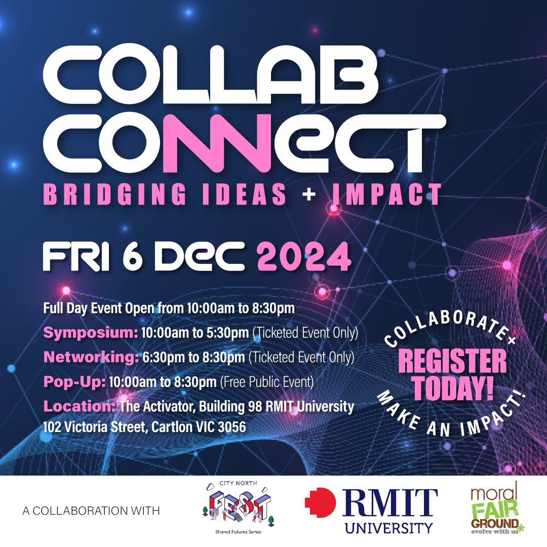 MoralFairground's tweet photo. 🎉 Tickets are now available for CollabConnect: Bridging Ideas and Impact! 

Join us for an inspiring day connecting social entrepreneurs, academics, and industry leaders. Don’t miss the Social Enterprise Pop-Up, Symposium, and Networking Session! 🌍✨
 https://t.co/ryupL1yLbX https://t.co/hvBdW2Pmx0