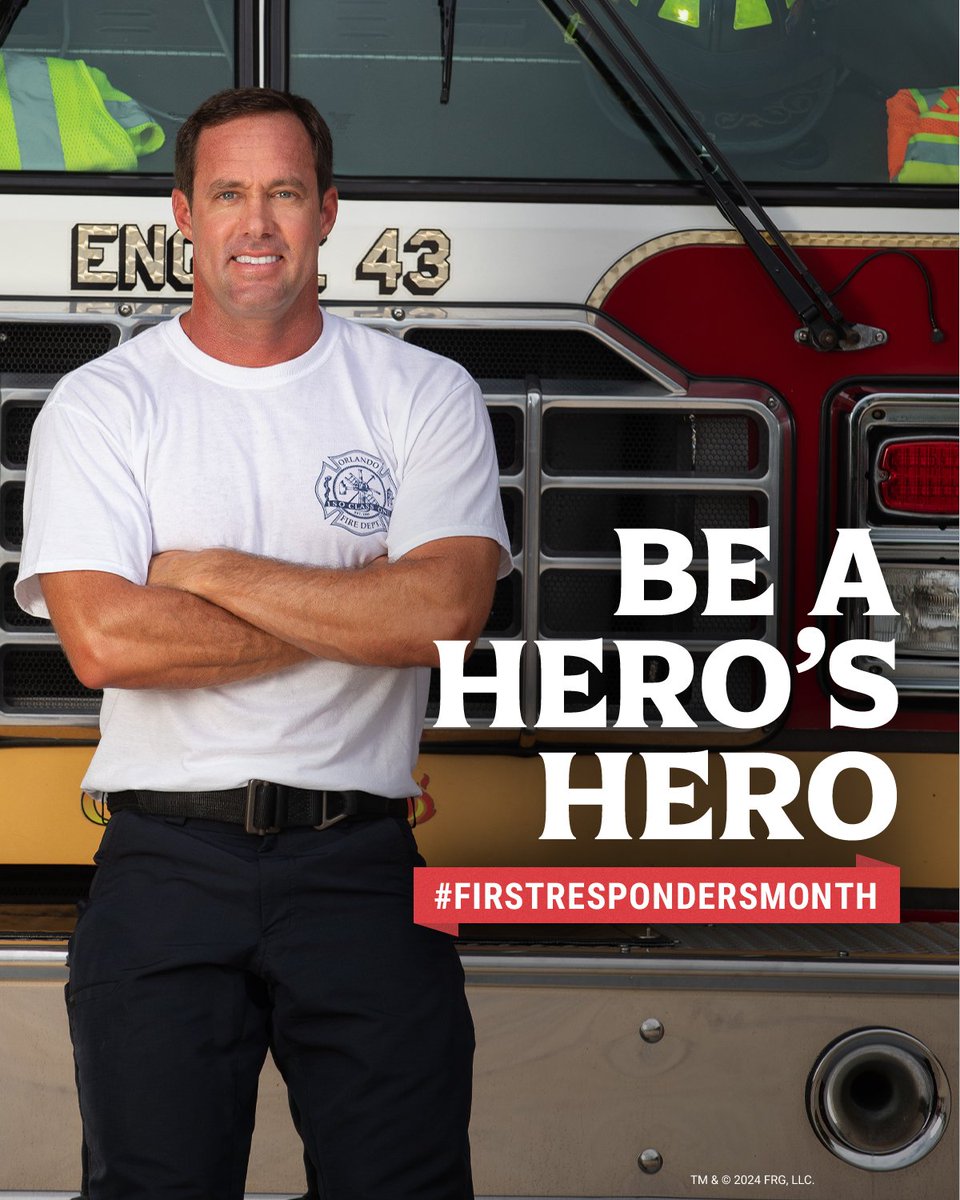 savinglives's tweet photo. There’s still time to be a hero’s hero before #FirstRespondersMonth ends! Your support today will fund much-needed lifesaving tools for departments across the U.S., helping them save more lives. https://t.co/Tgzd1geytP #BeAHerosHero https://t.co/LQtgMZF9aX