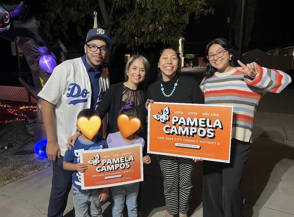 🌟I’d like to give a huge THANK YOU to Victor and Minerva who hosted our Great Oaks Meet &amp; Greet last week 👋🏼Thank you to everyone who came, asked questions, &amp; made your voice heard on what is important to you! Always a joy to hear from our D2 neighbors 🧡 #Pamela4SJ