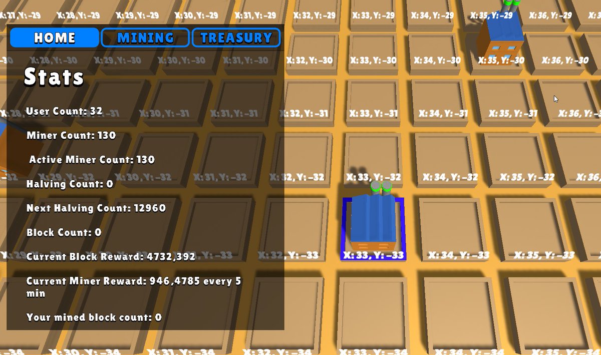 Fun Facts about $DIGGY Proof of Work gaming demo:

1) If the total active miners are below 1000 you are almost guaranteed statistically to mine at least one block in 24h if you only own one miner.

2) Since DIGGY Proof of Work mining event is lasting 90 days for 92% of the supply