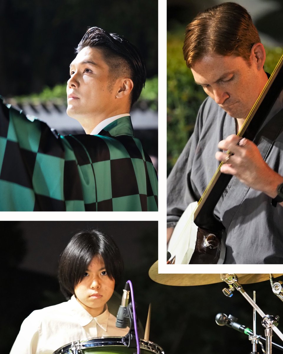 JPNConsulateLA's tweet photo. At a recent reception honoring armed forces formerly stationed in Japan, guests enjoyed a phenomenal joint performance featuring teen drumming sensation, @yoyokadrums, Buyo dance master Umekawa Ichinosuke, and world-renowned tsugaru shamisen player, Mike Penny! https://t.co/FQaShQE5DM