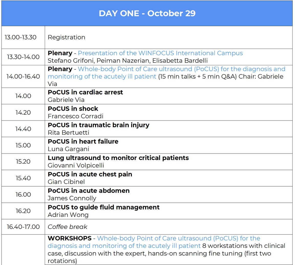 Luna Gargani (@lunagargani) on Twitter photo #Winfocus International Campus
Two exciting days with so many friends and colleagues!
And speaking about my favorite topic: POCUS assessment of congestion in heart failure.
<a href="/peimannazerian/">peiman nazerian</a> <a href="/giovolpicelli/">@giovolpicelli</a> <a href="/avkwong/">Adrian Wong</a> <a href="/francescorradi/">francesco corradi</a> <a href="/GVWINFOCUS/">Gabriele Via</a> <a href="/niccoparri/">Niccolò Parri</a> #Winfocus International Campus
Two exciting days with so many friends and colleagues!
And speaking about my favorite topic: POCUS assessment of congestion in heart failure.
<a href="/peimannazerian/">peiman nazerian</a> <a href="/giovolpicelli/">@giovolpicelli</a> <a href="/avkwong/">Adrian Wong</a> <a href="/francescorradi/">francesco corradi</a> <a href="/GVWINFOCUS/">Gabriele Via</a> <a href="/niccoparri/">Niccolò Parri</a>