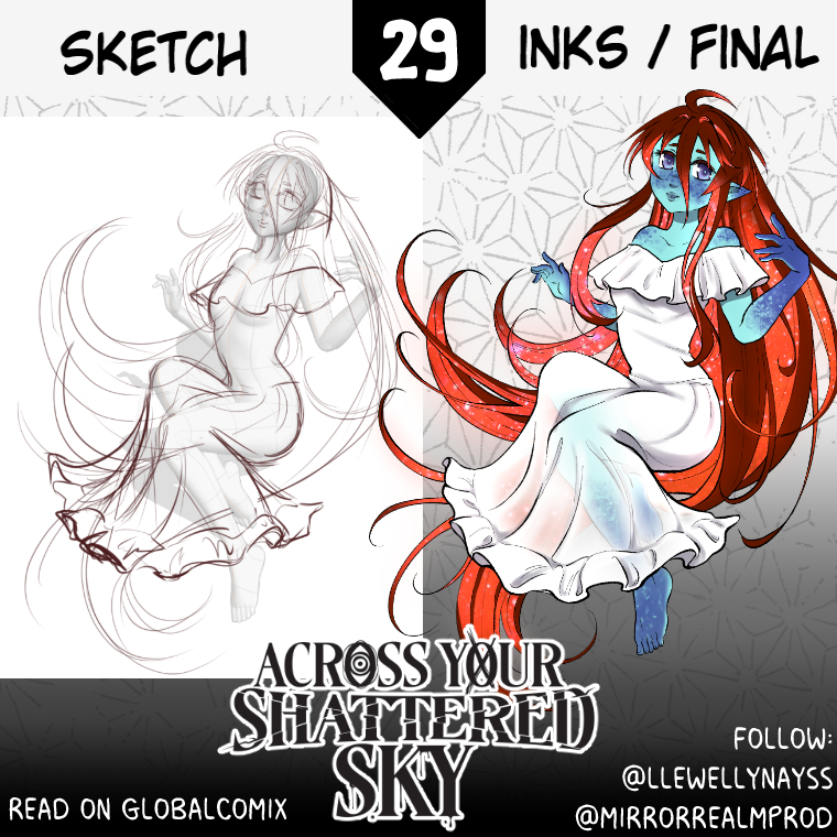 Llewellyn ~ Across Your Shattered Sky (@llewellynayss) on Twitter photo #Comictober Day 29
A piece of Lilith from <a href="/MirrorRealmProd/">Mirror Realm Productions</a> ✨She's not yet in the comic but keep your eyes open! I loved how anime girl she looks here, her hair is so magical! Can't wait to see her moving~ Lilith can't use her legs so she floats! #Comictober Day 29
A piece of Lilith from <a href="/MirrorRealmProd/">Mirror Realm Productions</a> ✨She's not yet in the comic but keep your eyes open! I loved how anime girl she looks here, her hair is so magical! Can't wait to see her moving~ Lilith can't use her legs so she floats!
