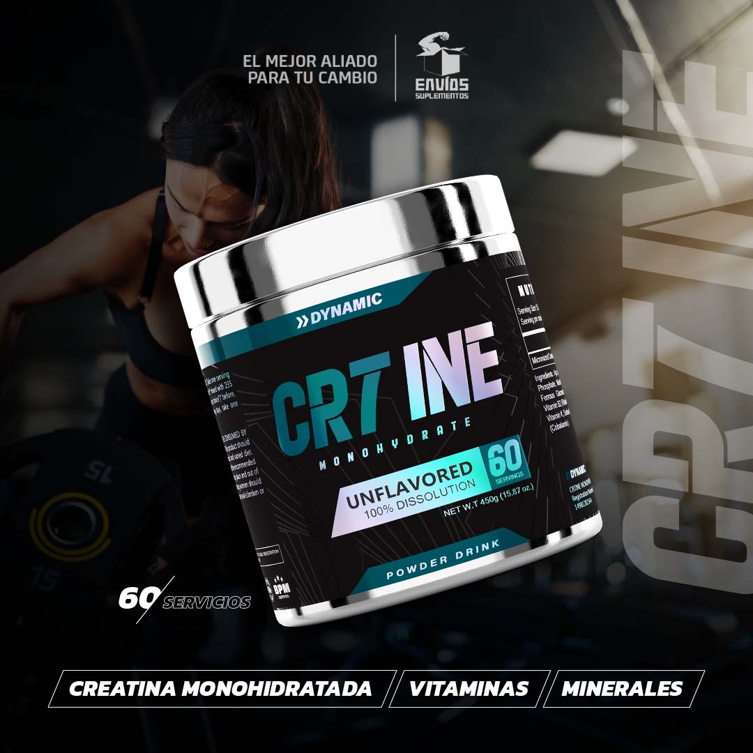 EnviosSupp's tweet photo. Creatina CRTINE se destaca en el mundo de los suplementos, no solo por su alta concentración de creatina, sino también por su fórmula única que incluye vitaminas y minerales. 
#cr7ine #CreatinaMonohidratada #Creatina #Crtine #Dynamicsupplement https://t.co/jAuCDaCNuu