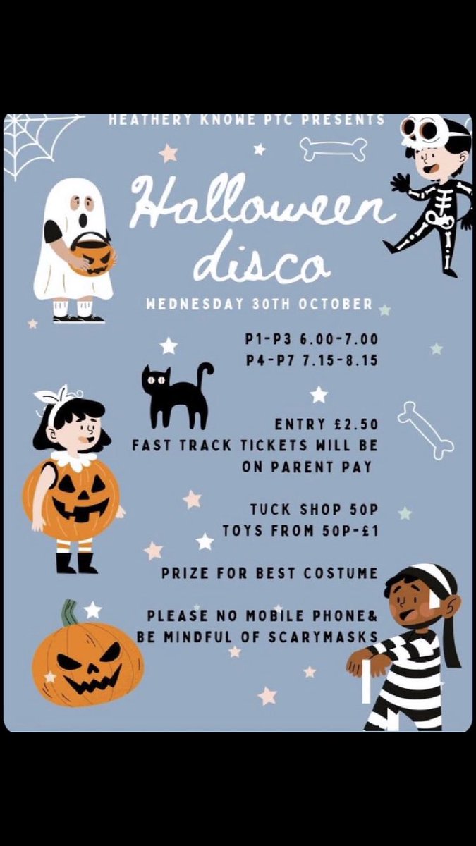 HkpsF's tweet photo. We are so excited to see everyone dressed up at the disco tomorrow. @KnoweSchool 👻 🎃 https://t.co/CtwlNkxiHp