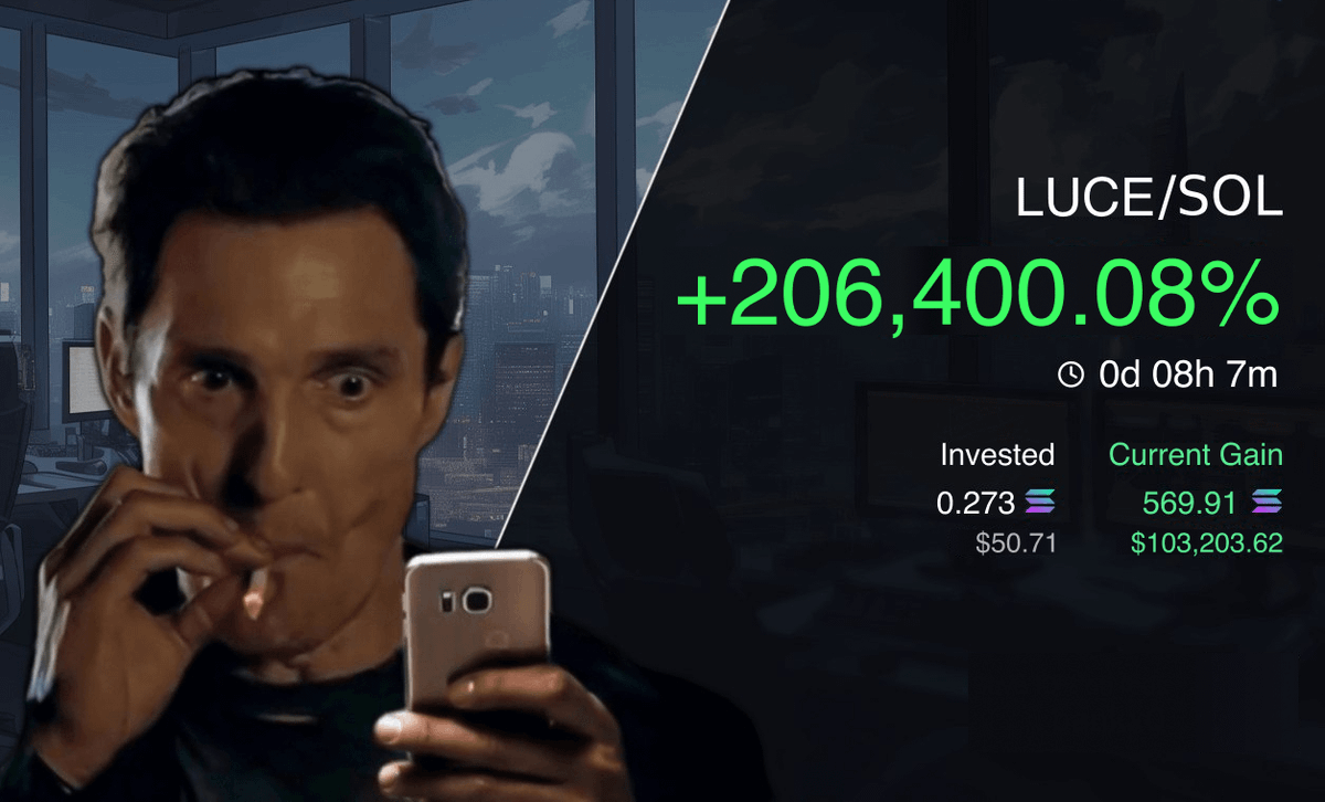 0xPepesso's tweet photo. If you have:

▪ $100
▪ SOL Sniping Bot

You can snipe coins like I did:

▪ $GOAT: $50 ➜ $140.5k
▪ $LUCE: $50 ➜ $103.2k

Many will hate me for sharing this, but here's my full $SOL sniping playbook 👇🧵 https://t.co/uVA9dllz4b