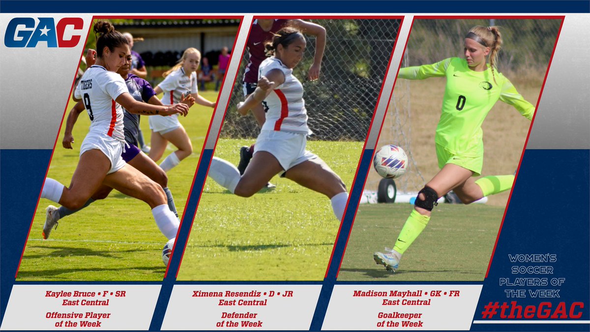 #theGAC WOMEN’S SOCCER PLAYERS OF THE WEEK (WEEK EIGHT)  - greatamericanconference.com/news/2024/10/2…