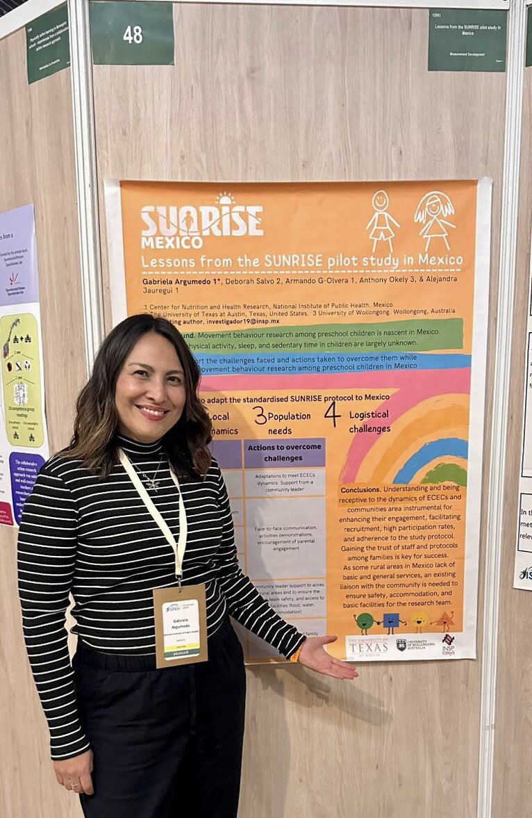 GabyArgumedoG's tweet photo. Cerrando el primer día del congreso @ISPAH @ISPAH_Espanol 2024

Motivador e inspirado compartir actividades académicas y sociales con colegas entusiastas de todo el  🌍 de la  #ActividadFísica. 

Hoy presentamos avances de @StudySunrise paper en 👉 https://t.co/BSUCftBKUc https://t.co/H0PyQLpAQh