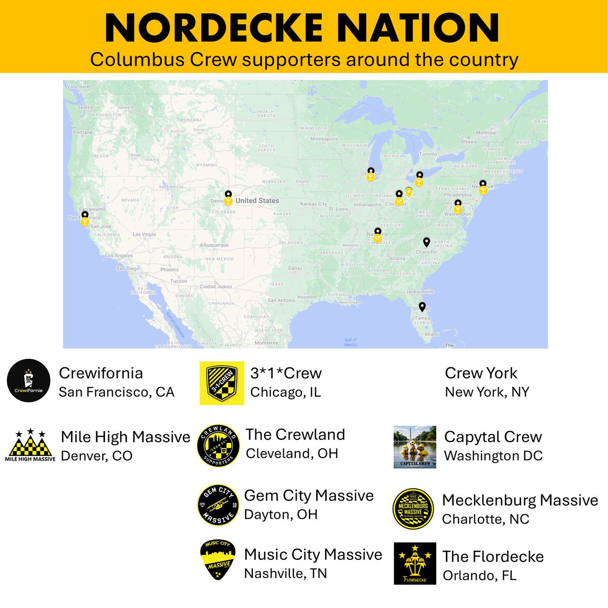 Nordecke's tweet image. Not attending tonight's game in person? Check for a watch party near you! We've got an updated list of supporter groups around the country on the Nordecke website. Check their socials for details!

#Crew96 | #VamosColumbus

nordecke.com/nordecke-colle…