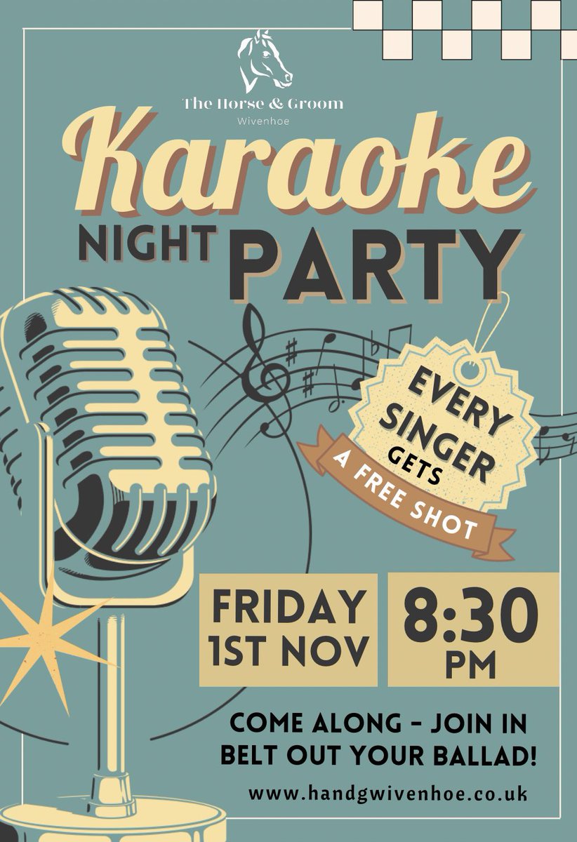This Friday night… 🎤🎶