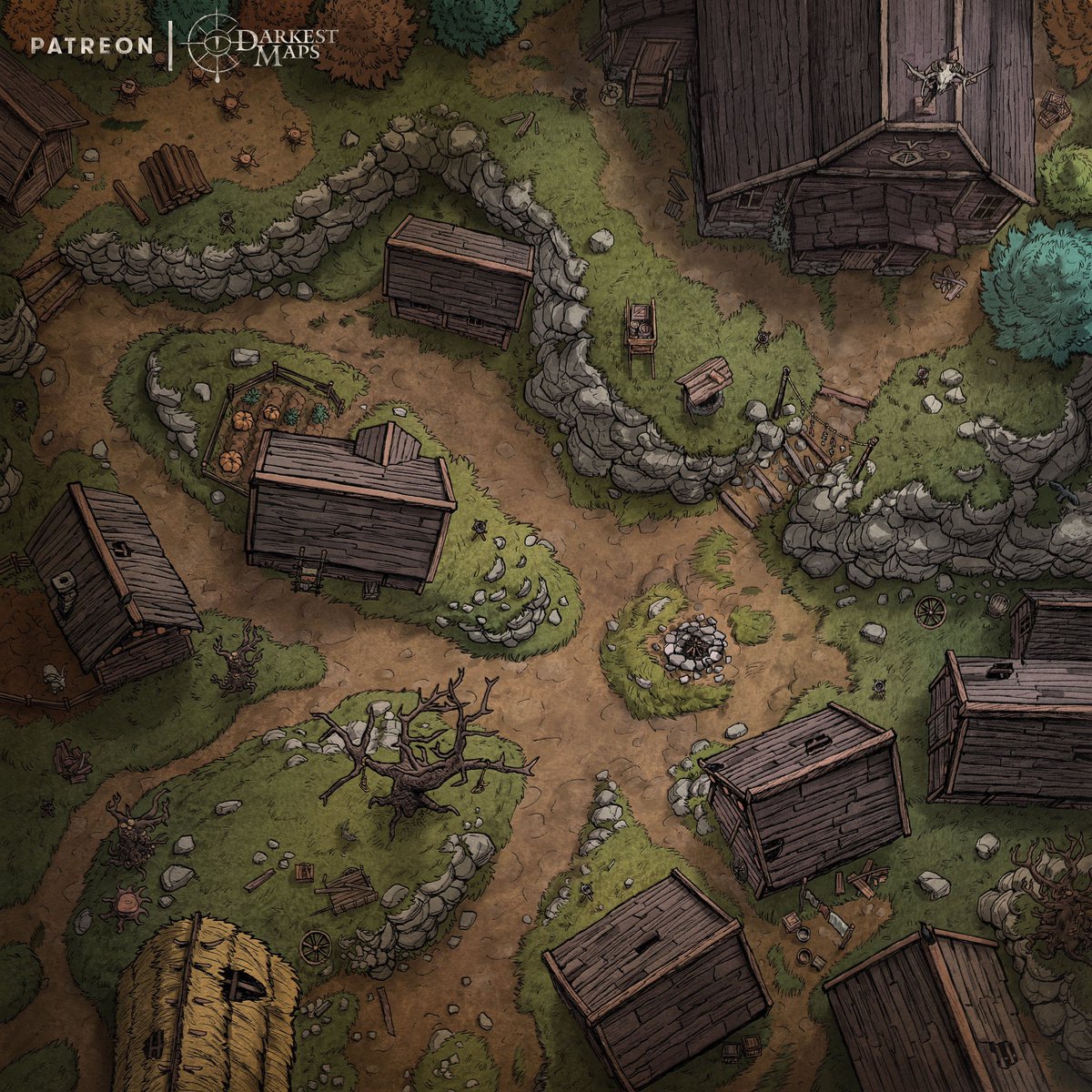 DarkestMaps's tweet photo. A strange and gloomy atmosphere pervades this village

As you walk along the muddy path leading to the Church, you hear the discontented murmurs of villagers gathered in small groups.
From the houses, someone watches you with malice. https://t.co/Wqy43tju6y