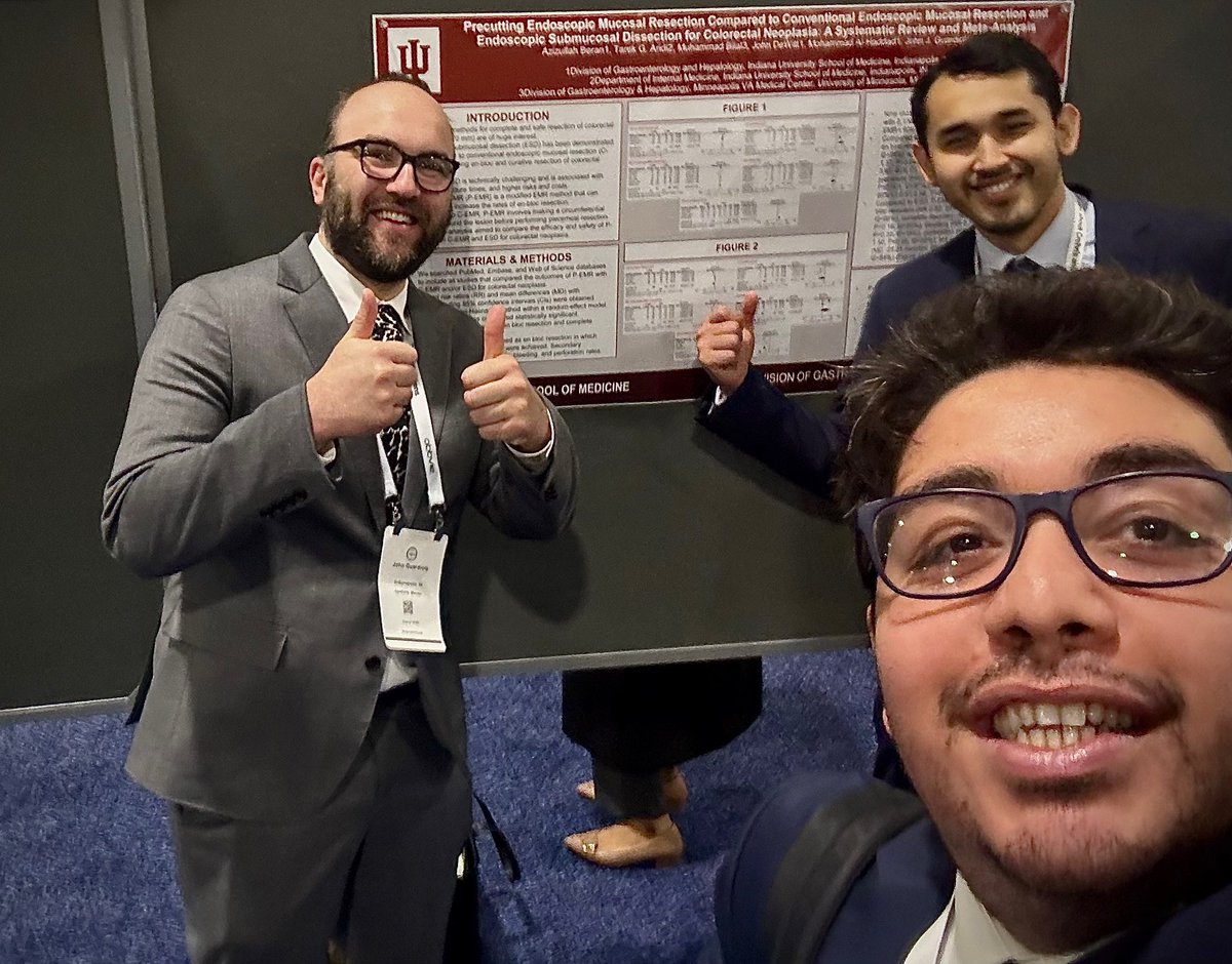 Tarek Aridi, MD (@tarekaridimd) on Twitter photo Excited to present our innovative research at #ACG2024 - an incredible opportunity to connect, collaborate, and inspire!!
Special thanks to the amazing mentors Drs. Mark Gromski, <a href="/JohnGuardiolaMD/">John Guardiola</a> <a href="/AzizullahBeran/">Azizullah Beran, MD, ABOM-D</a>. Excited to present our innovative research at #ACG2024 - an incredible opportunity to connect, collaborate, and inspire!!
Special thanks to the amazing mentors Drs. Mark Gromski, <a href="/JohnGuardiolaMD/">John Guardiola</a> <a href="/AzizullahBeran/">Azizullah Beran, MD, ABOM-D</a>.