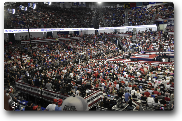WEschenbach's tweet photo. @TristanSnell Lying liars gonna lie, and Tristan is among the worst. That was obviously BEFORE the rally started. Here's during the rally.

w. https://t.co/4lmOeoi3vo