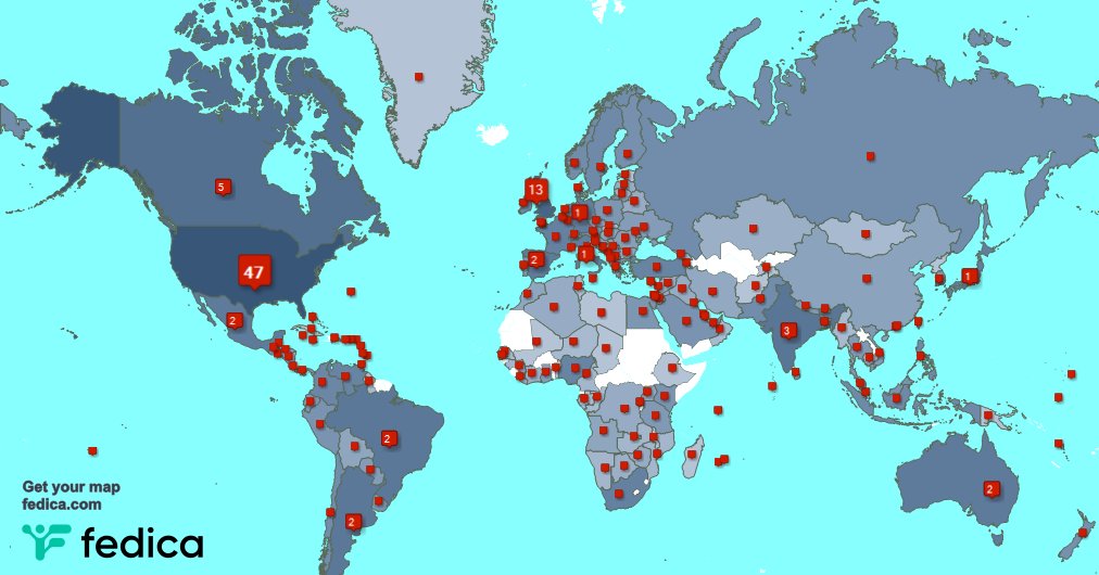 Special thank you to my 11 new followers from India, and more last week. fedica.com/!marshallstackz