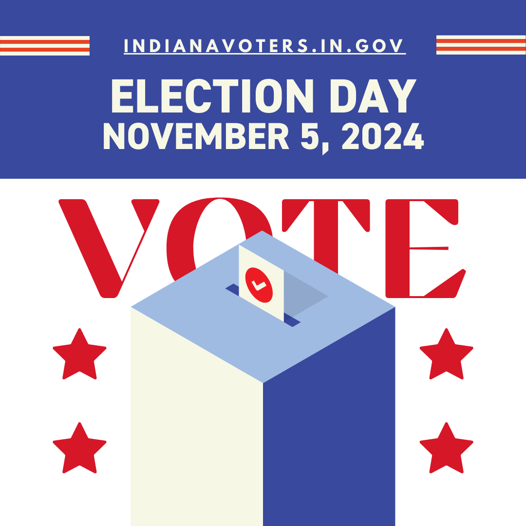 MayorJensen's tweet photo. #ElectionDay is coming up on November 5th and early voting is underway! To check your voter registration status visit https://t.co/jysBRc5CFr or call the @HamiltonIN Voter Registration Office at 317-776-9632.

Early Voting Locations in @NoblesvilleIN:

🗳️The Hamilton County Judicial Center, One Hamilton County Square
Monday thru Friday until November 1 from 8 am to 4:30 pm
Saturday, November 2 from 9 am to 4 pm
Monday, November 4 from 8 am to noon

🗳️The Hamilton County 4-H Fairgrounds (Hall C), 2003 Pleasant Street
Monday thru Saturday until November 2 from 9 am to 4 pm
Monday, November 4 from 8 am to noon

#ElectionDay2024 #Election2024