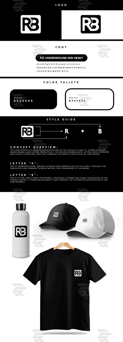 ROBCreatives's tweet image. Excited to share this custom logo and brand guideline. 
#clientdesign #logoreveal #brandcreation #visualidentity #designunveiled #customlogo #brandguideline #Logo