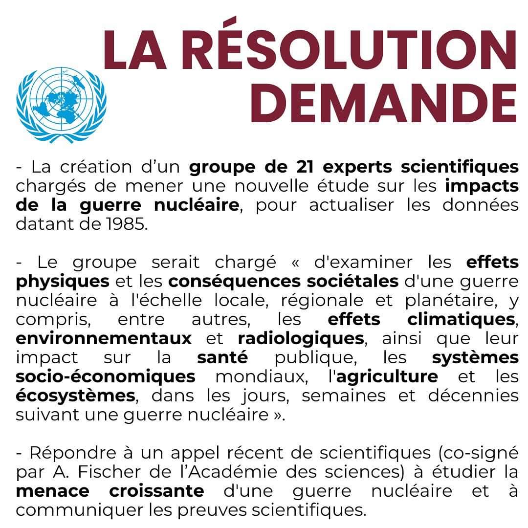 FatiCuny's tweet photo. La France doit voter à l'O.N.U en faveur de la résolution https://t.co/O2iYAkCqI8
Il en va de notre sécurité humaine https://t.co/urpUGUBpZu