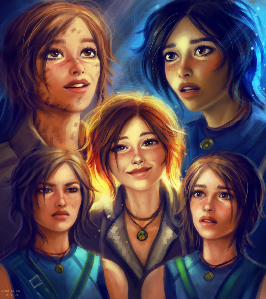 Aaand some more old survivor Lara sketches! #laracroft