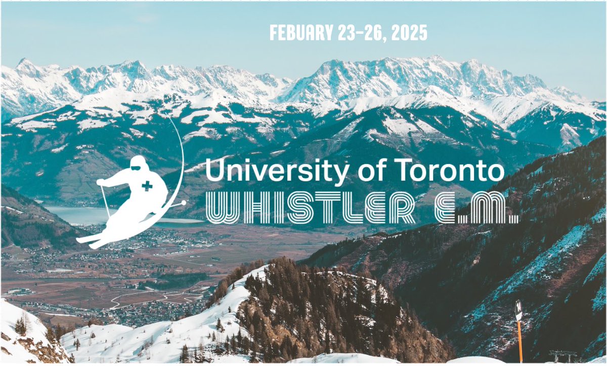 David Carr (@davidcarr333) on Twitter photo This will sell out in 2024. Get your tickets before they are gone. cpd.utoronto.ca/whistler/
<a href="/arunsayal1/">Arun Sayal</a> <a href="/HumanFact0rz/">Christopher Hicks</a> <a href="/EmICUcanada/">Sara Gray</a> <a href="/KatharineSmart/">Dr. Katharine Smart</a> <a href="/BogochIsaac/">Isaac Bogoch</a> <a href="/petrosoniak/">Andrew Petrosoniak</a> <a href="/CAEP_Docs/">CAEP</a> <a href="/srrezaie/">Salim R. Rezaie, MD</a> <a href="/eUSMD/">Jason Fischer</a> This will sell out in 2024. Get your tickets before they are gone. cpd.utoronto.ca/whistler/
<a href="/arunsayal1/">Arun Sayal</a> <a href="/HumanFact0rz/">Christopher Hicks</a> <a href="/EmICUcanada/">Sara Gray</a> <a href="/KatharineSmart/">Dr. Katharine Smart</a> <a href="/BogochIsaac/">Isaac Bogoch</a> <a href="/petrosoniak/">Andrew Petrosoniak</a> <a href="/CAEP_Docs/">CAEP</a> <a href="/srrezaie/">Salim R. Rezaie, MD</a> <a href="/eUSMD/">Jason Fischer</a> 