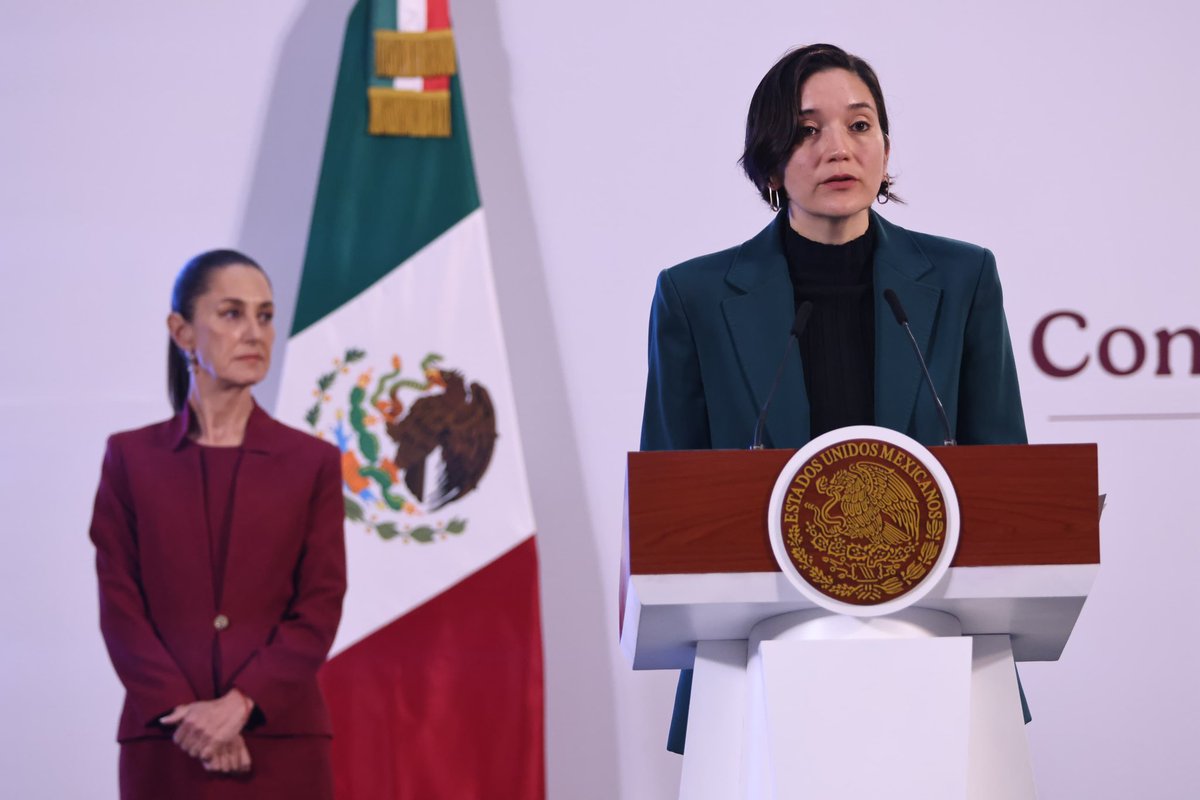 Maffiguer's tweet photo. En el primer informe mensual de la Estrategia Nacional de Seguridad de la administración de la Presidenta @Claudiashein, destacamos que, tras el alza de víctimas de homicidio dolosos entre 2015 y 2018, se ha registrado una reducción sostenida entre 2019 y 2024, alcanzando una disminución de 13.4%. Asimismo, los delitos de alto impacto muestran una baja de 35.23% en el promedio diario.   
Seguiremos trabajando de forma coordinada para garantizar la seguridad de todas y todos los mexicanos.