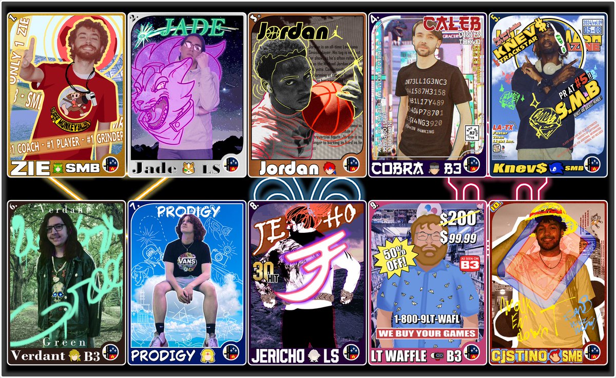 LaffySmash™ (@laffysmash) on Twitter photo Lafayette Smash Ultimate
Power Ranking
Summer 2024 Split
5/1/24-8/31/24
1. <a href="/Zie_SSB/">NF | Zie</a>
2. @JadeBLZR
3. <a href="/Jordan_FGC/">Dark Reuion Member</a>
4. <a href="/cobra_ssb/">Cobra</a>
5. <a href="/hotboynevills/">Knev$</a>
6. <a href="/_VerdantWaters/">Verdant</a>
7. <a href="/ProdigyZ49/">Zachary</a>
8. <a href="/MHAlex16/">Jericho</a>
9. <a href="/Lt_Waffle/">Lt. Waffle 🔜 Waffling</a>
10. <a href="/CJstino24/">CJ D. Stino</a>
Photography:
<a href="/gar0uu/">hayden | she/they</a>
Artist:
<a href="/EZartworks/">EZartworks</a> Lafayette Smash Ultimate
Power Ranking
Summer 2024 Split
5/1/24-8/31/24
1. <a href="/Zie_SSB/">NF | Zie</a>
2. @JadeBLZR
3. <a href="/Jordan_FGC/">Dark Reuion Member</a>
4. <a href="/cobra_ssb/">Cobra</a>
5. <a href="/hotboynevills/">Knev$</a>
6. <a href="/_VerdantWaters/">Verdant</a>
7. <a href="/ProdigyZ49/">Zachary</a>
8. <a href="/MHAlex16/">Jericho</a>
9. <a href="/Lt_Waffle/">Lt. Waffle 🔜 Waffling</a>
10. <a href="/CJstino24/">CJ D. Stino</a>
Photography:
<a href="/gar0uu/">hayden | she/they</a>
Artist:
<a href="/EZartworks/">EZartworks</a>