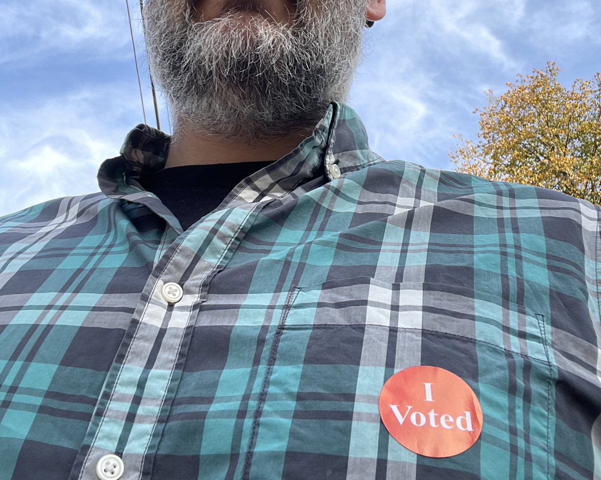 I voted! You should, too! Make plans with all your friends. It is very important this year.

vote.gov
