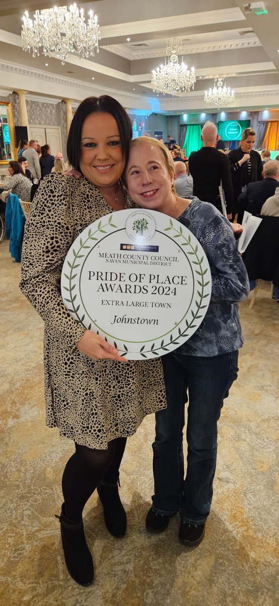 johnstowntt's tweet photo. We are delighted to have won the Large Town &amp; Green Km awards in Navan Municipal District #PrideOfPlace awards 2024 tonight in the @ArdboyneHotel. 

Thank you very much to everyone in the community who has supported us. 
@meathcoco @JohnnyGuirke @EdwardFennNavan @SmithsSupervalu https://t.co/xnSyidd9sa