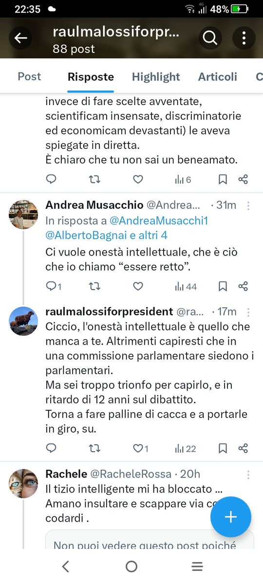 raulmalossi's tweet photo. @AndreaMusacchi1 @AlbertoBagnai @Begbie333 @StefanoMorand13 @Francesca_76997 @LuigiDiMarzio3 Lo scientista viene beccato in flagrante mentre sostiene patenti idiozie da fascistello ignorante, e invece di rispondere nel merito scappa via.
Perché non sono sorpreso? 🤣🤣🤣 https://t.co/ZFAmQFtjLk