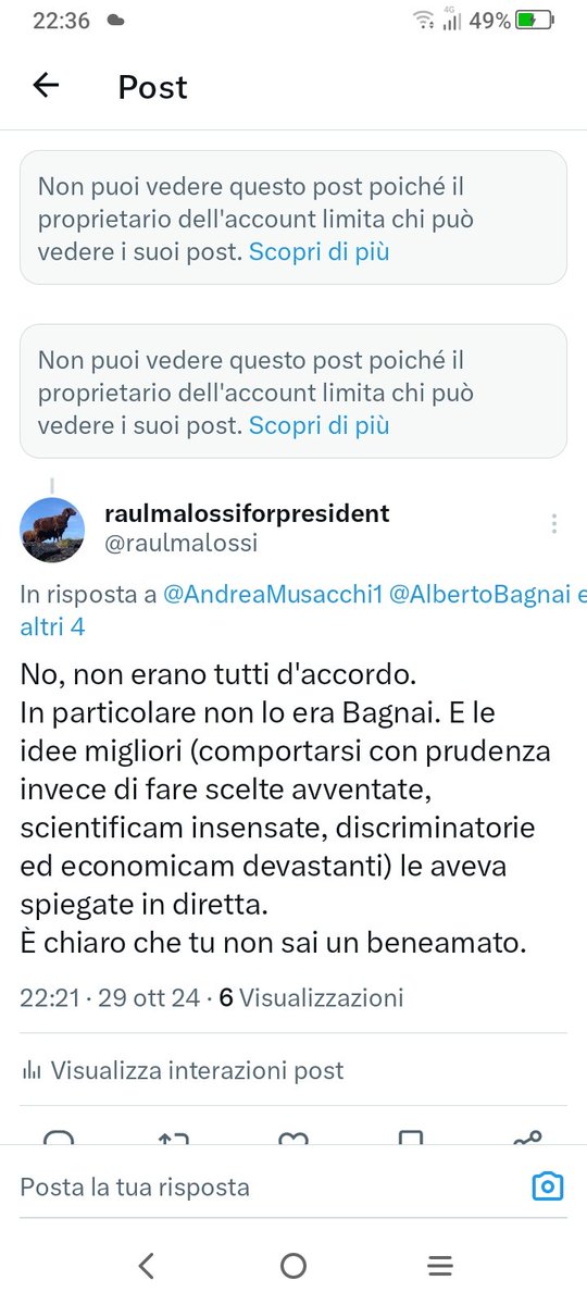 raulmalossi's tweet photo. @AndreaMusacchi1 @AlbertoBagnai @Begbie333 @StefanoMorand13 @Francesca_76997 @LuigiDiMarzio3 Lo scientista viene beccato in flagrante mentre sostiene patenti idiozie da fascistello ignorante, e invece di rispondere nel merito scappa via.
Perché non sono sorpreso? 🤣🤣🤣 https://t.co/ZFAmQFtjLk