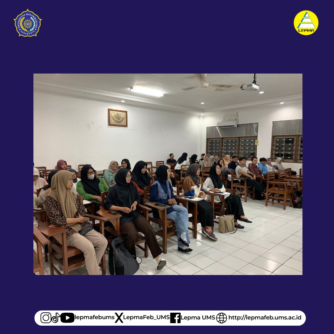 LepmaFEB_UMS's tweet photo. 📸[DOKUMENTASI KELAS PENGEMBANGAN 4]📸

Assalamualaikum Warahmatullahi Wabarakatuh.

Pada hari Jumat, 18 Oktober 2024, LEPMA FEB UMS kembali mengadakan Kelas Pengembangan 4 dengan tema "Mengintegrasikan dalam Tahapan Berpikir Kritis". https://t.co/s9pa5tKzqg