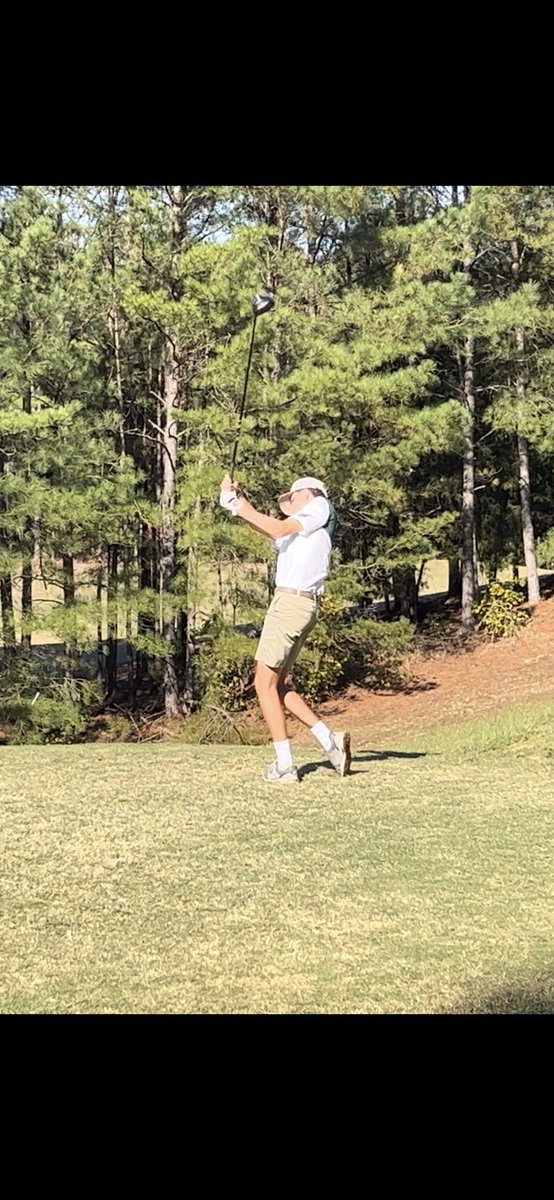 After a round of ‘Shoulda Golf’ yesterday, Cole focused in and played much better today. Definitely made all of West Harrison proud and have a glimpse of what could be a bright future on the golf course. Coming back home with a great experience and excitement towards next season.
