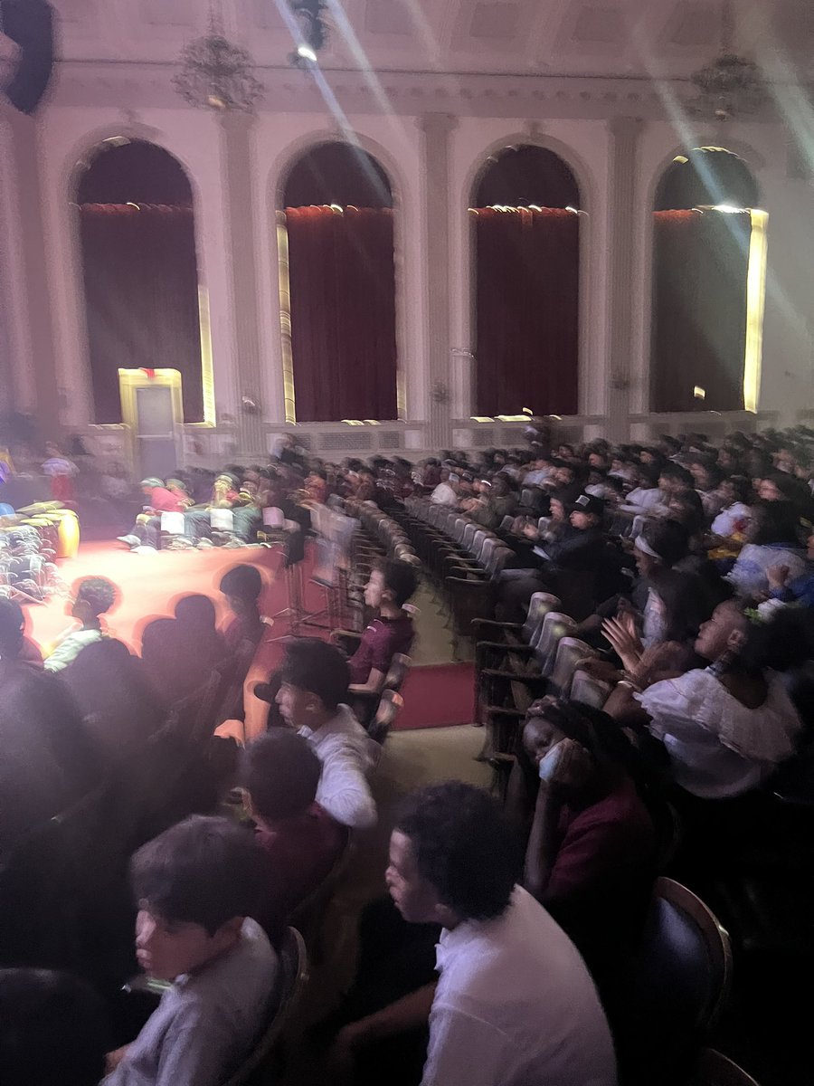 Gerald_Fitzhugh's tweet photo. Hispanic Heritage Month culminating assembly is happening now @OrangePrep. The music and history…a wonderful experience for our scholars and staff.  @ops #goodtogreat https://t.co/YpCAsrlMGg