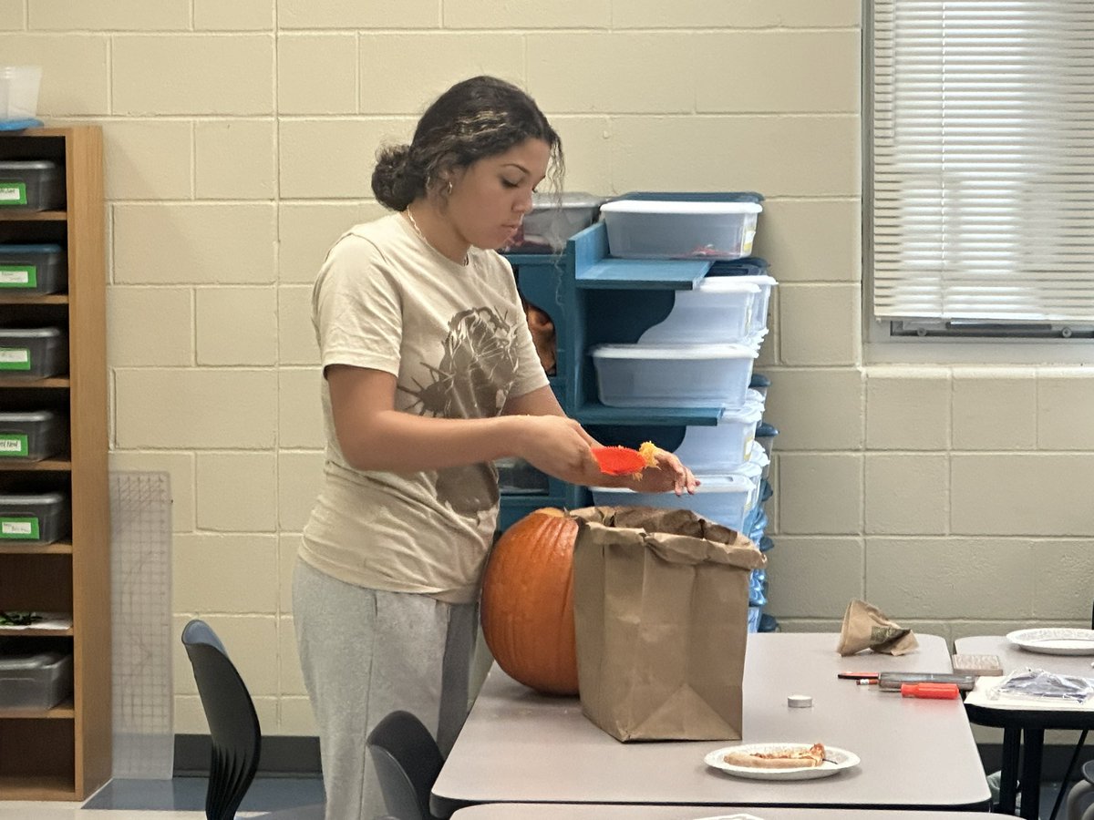 Last team activity of the year. Pumpkin carving to finish the year is becoming a tradition.