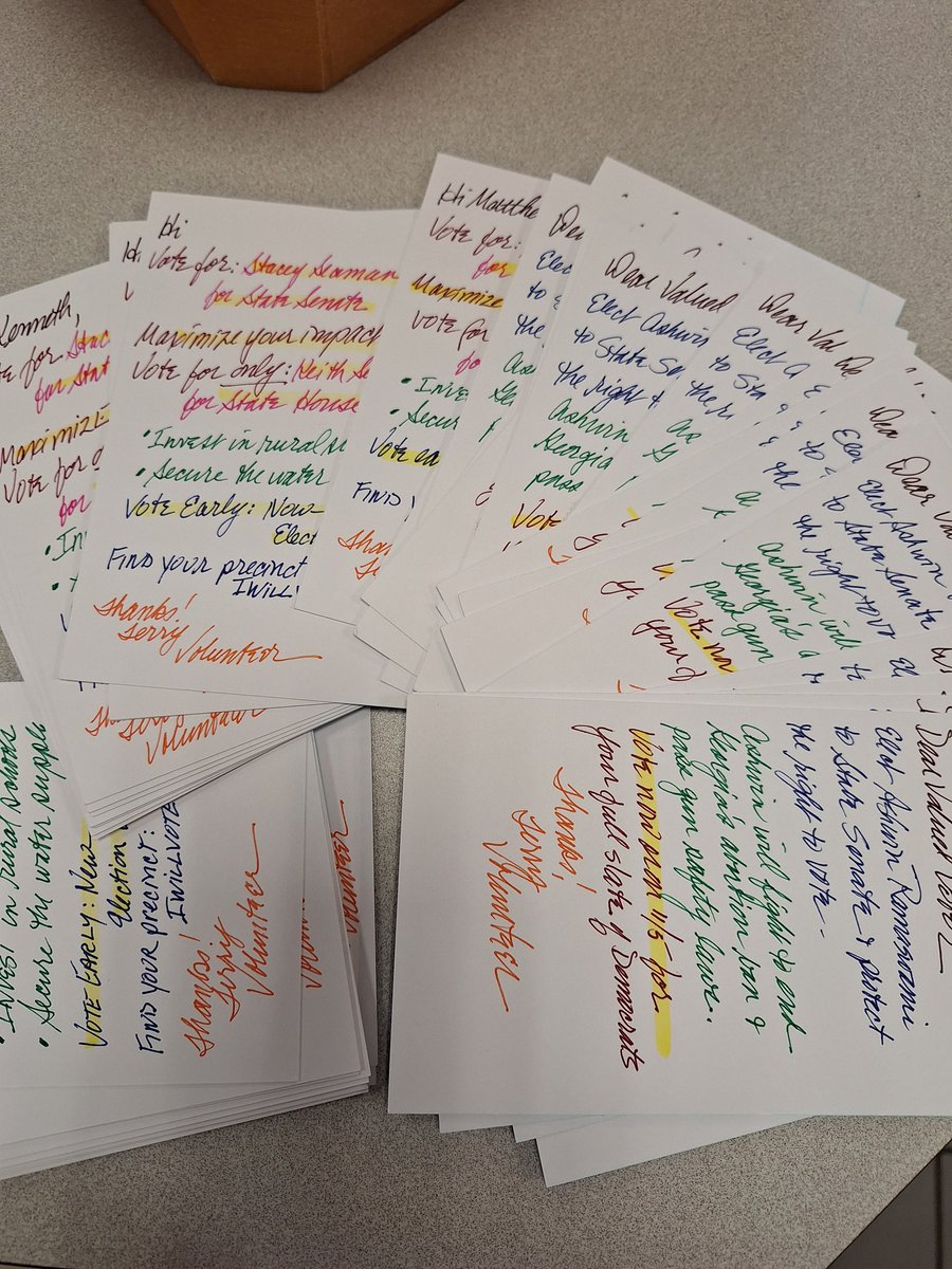Last postcards for 2024...tomorrow I'm going to PA as an emotional support companion (!) for a friend who is trained in ballot curing!
It is so much easier to feel optimistic about Nov. 5 when I know I'm doing all I can...with my community!!