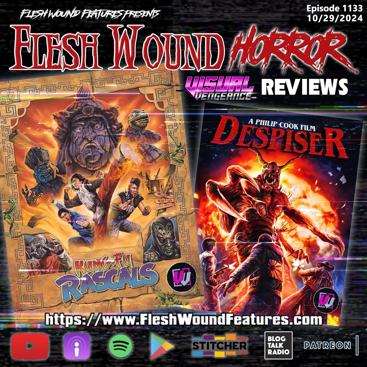 FleshWoundRadio's tweet image. m.youtube.com/watch?v=Wm8Rkf… #31DaysOfHalloween #VisualVengeance #WildEyeReleasing #ChopSocky #CleveHall #TroyFromin #JohnnieSaiko #BambooMan #Hell #Hellscape #Mutants #Trolls #Pigmen #MutantFam #HorrorCommunity #FilmTwitter #PhysicalMedia #Blutuber #MonsterMan #Creatures #CultFilm