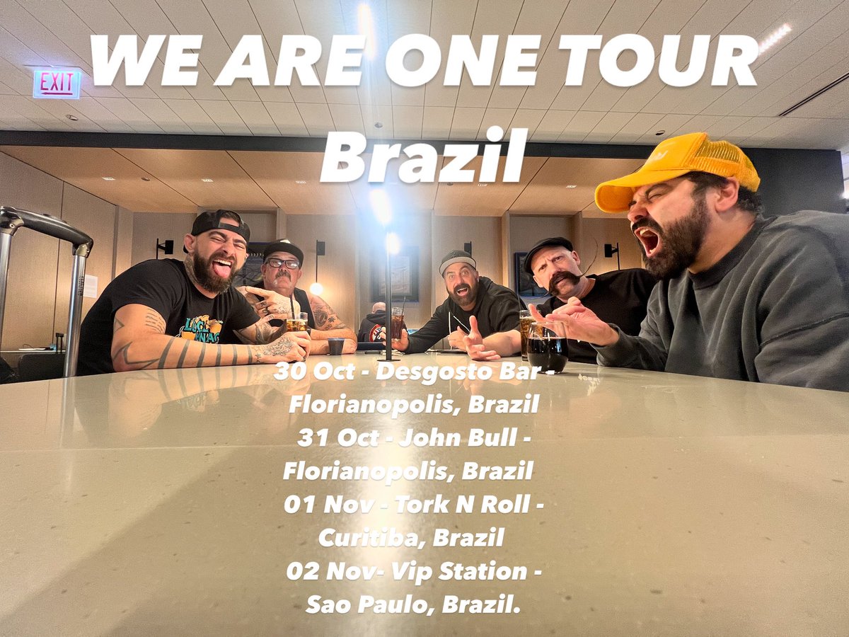 Heading to Brazil today!! <a href="/zebrahead/">Zebrahead</a> 
#zebrahead #weareone #Brazil